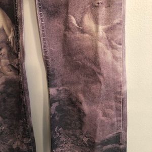 roberto cavalli venus painting jeans
